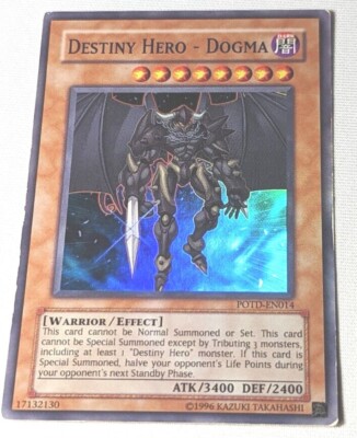 Yugioh Destiny Hero - Dogma POTD EN014 Super Rare-image