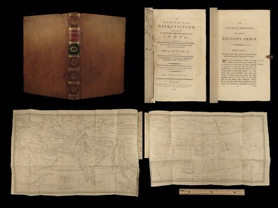 1799 History of INDIA Asia MAPS Egypt Hindu Robertson Scottish Enlightenment-image