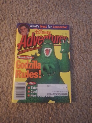 Disney Adventures Magazine June 1998 Vol 8 #8 Godzilla Rules & Leonardo DiCaprio-image