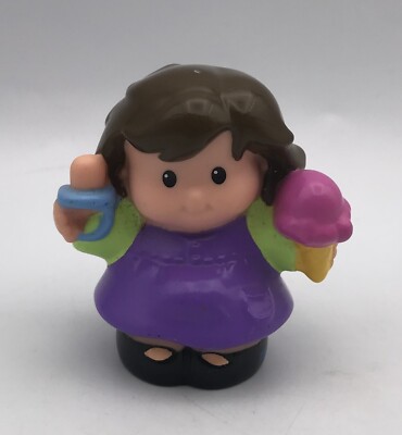 Fisher Price Little People Figure 2008 MOM & PACIFIER Ice Cream Happy Sound Home-image