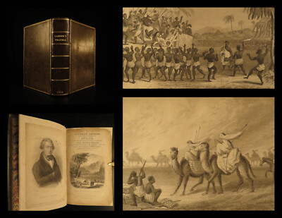 1836 AFRICA 1ed Lander Niger River Exploration Illustrated Maps Slavery-image