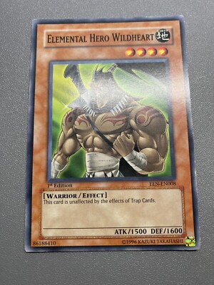 Yu-Gi-Oh! Elemental Hero Wildheart Common 1st Edition EEN-EN008 HP-image