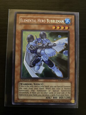 Yugioh Elemental Hero Bubbleman EHC1-EN003 Secret Rare NM-image