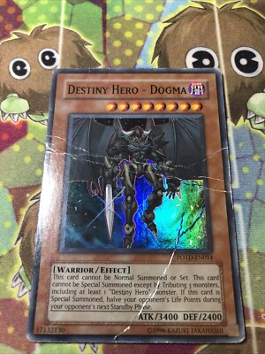YUGIOH DESTINY HERO DOGMA POTD-EN014 SUPER HP/CREASES-image