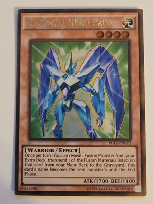 Elemental Hero Prisma PGL2-EN072 Gold Rare Unlimited Edition NM Yugioh DNA GAMES-image