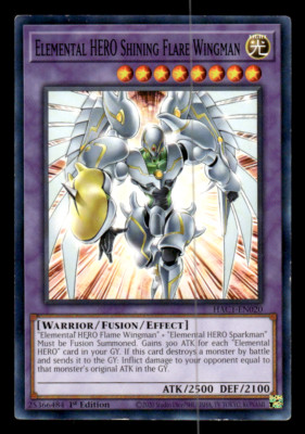 Yugioh! Elemental HERO Shining Flare Wingman - HAC1-EN020 - Common - 1st Edition-image