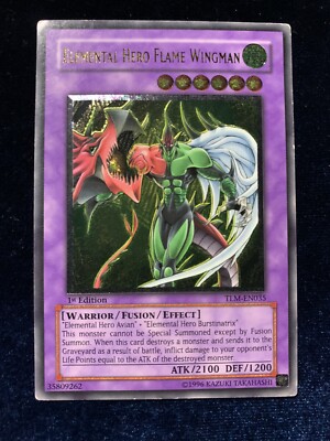 Elemental HERO Flame Wingman (UTR) TLM-EN035 Lost Millennium 1st Edition-VLP-EX-image