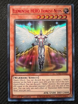 Elemental HERO Honest Neos (Red) LDS3-EN102 Ultra Rare YuGiOh -image