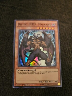 Destiny HERO - Malicious DESO-EN010, Super Rare, 1st Edition NM-image