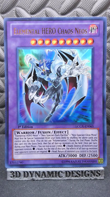 | Yugioh Elemental HERO Chaos Neos LCGX-EN065 1st Edition Ultra Rare NM 🔥 |-image