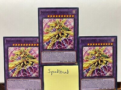 x3 Destiny HERO - Dusktopia 3x Common BLC1-EN054 (Near Mint 1st Edition)-image