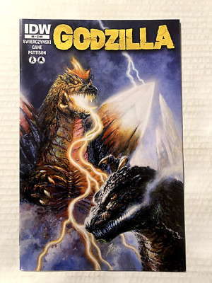 GODZILLA #9 SPACE GODZILLA APPEARANCE BOB EGGLETON COVER ART IDW COMICS 2013-image
