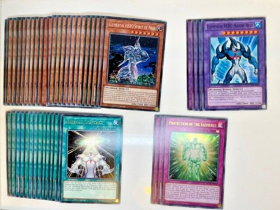 Yugioh - Competitive Deluxe Elemental Hero Neos/Chrysalis Deck + Extra Deck-image