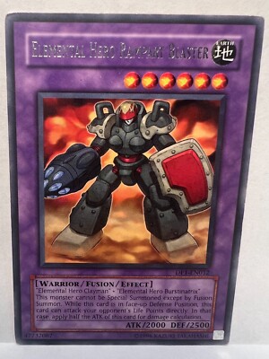Yugioh! LP Elemental Hero Rampart Blaster - DP1-EN012 - Rare - Excellent-image