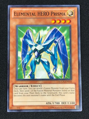 YUGIOH ELEMENTAL HERO PRISMA LCGX-EN033 COMMON (NM)-image