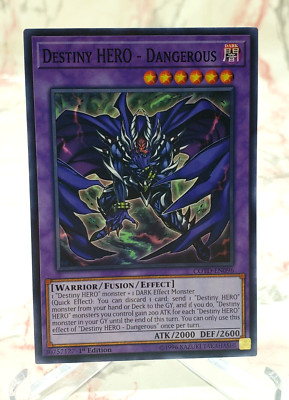 Yugioh Destiny HERO - Dangerous COTD-EN096 Common Code of the Duelist - NM-image