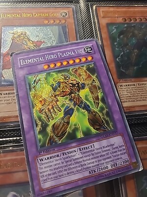 YUGIOH ELEMENTAL HERO PLASMA VICE GLAS-EN037 1ST SECRET -image