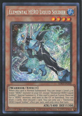 2020Konami Yu-Gi-Oh! Elemental HERO Liquid Soldier  #LDS3-EN103-image