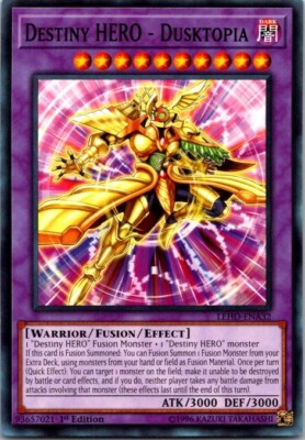 Destiny HERO - Dusktopia LEHD-ENA32 Legendary Hero Decks 1st Edition-image