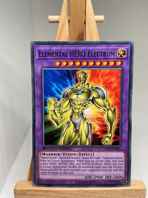 Elemental HERO Electrum - 1st Edition SGX2-ENA22 - NM - YuGiOh-image