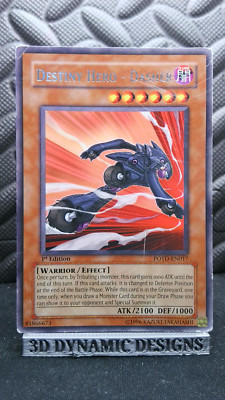 | Yugioh Destiny Hero - Dasher  POTD-EN017 1st Edition Rare PL 🔥 |-image