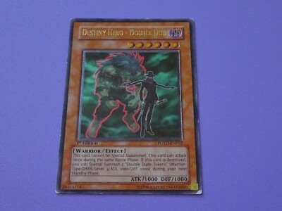 Yu-Gi-Oh! Destiny Hero Double Dude Ultimate Rare POTD-EN012 1st Edition-image