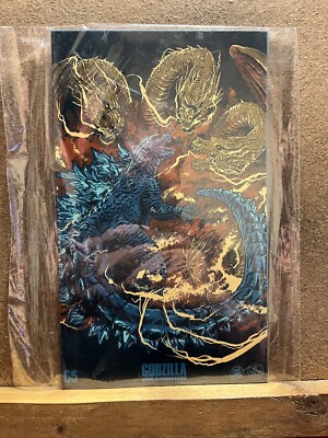 Sealed Godzilla King of the Monsters 3 Posters Art Print Loot Crate Exclusive-image