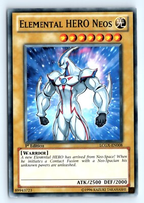 Yu-Gi-Uh Elemental HERO Neos #LCGX-EN008 Legendary Collection 2 tcg LP-image