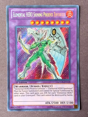 Yu-Gi-Oh Elemental HERO Shining Phoenix Enforcer, LCGX-EN139, 1st Edition, NM-image
