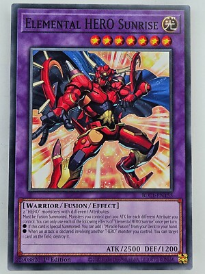 ㊙️ Yu Gi Oh - BLC1-EN155 Elemental Hero Sunrise - Common/Short Run-image