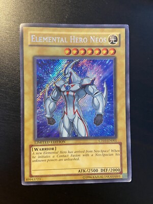 Yu-Gi-Oh! Elemental HERO Neos -CT03-EN001 -Secret Rare - Limited Edition LP-image