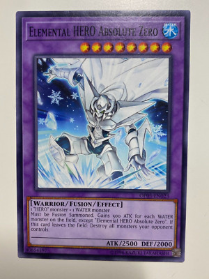 Yugioh - Elemental HERO Absolute Zero - OTS - OP05 NM - Free Holographic Card-image