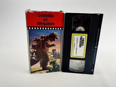 Godzilla Vs Megalon VHS Tape Sci-Fi Movie Video Treasures-image