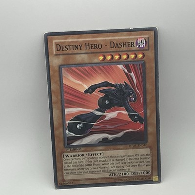 YUGIOH Common Destiny Hero - Dasher DP05-EN010 1st Edition LP-image
