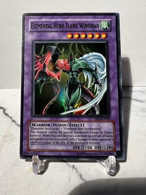 Elemental Hero Flame Wingman - Super Rare - DP1-EN010 - Unlimited - NM/LP-image