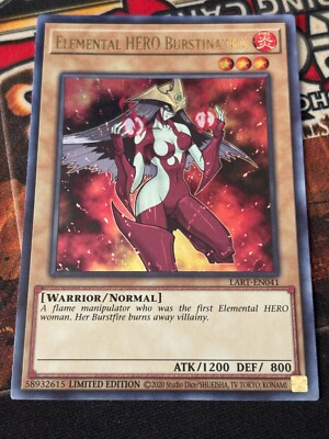YUGIOH! Elemental Hero Burstinatrix LART-EN041 Ultra Rare Lost Art NM-image