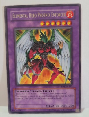 YUGIOH ELEMENTAL HERO PHOENIX ENFORCER  RARE PLAYED -image