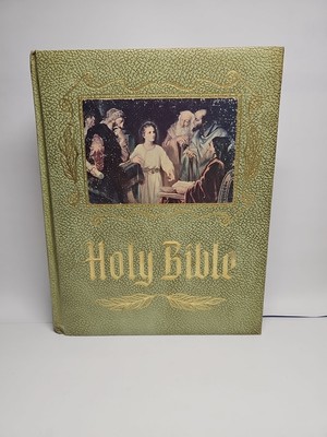 Vintage Holy Bible Heirloom Master Reference Edition KJV Red Letter 1964-image