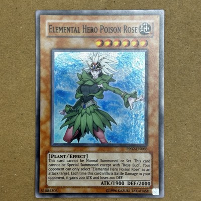 Yu-Gi-Oh! Elemental Hero Poison Rose PP02-EN006 Unlimited Edition Super Rare NM-image