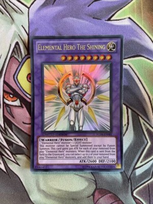 YG06-EN001 Elemental Hero The Shining Ultra Rare Limited Edition NM Yugioh Card-image