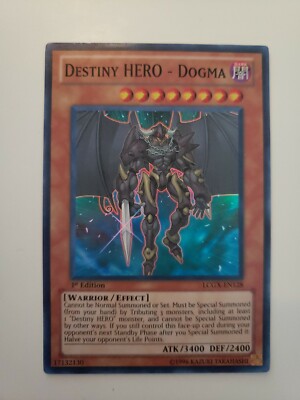 x1 Destiny HERO - Dogma - LCGX-EN128 - Super Rare - 1st Edition Yu-Gi-Oh! NM-image