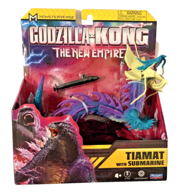 Monsterverse Godzilla x Kong The New Empire Tiamat Figure With Submarine 2024-image
