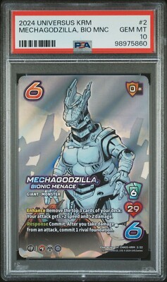 2024 Universus Challenger Series KING GHIDOARH 2 MECHAGODZILLA, BIONIC PSA 10-image
