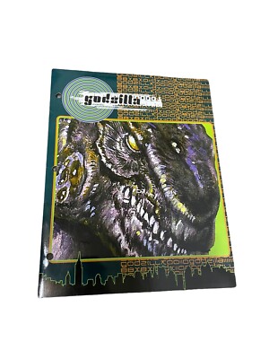 RARE NEW 1998 Vintage Godzilla  Folder Tristar Collectible Art HTF-image