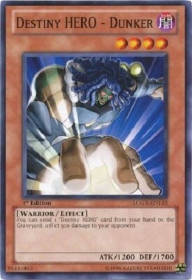 Yugioh - Destiny Hero Cards - Dunker Dasher Malicious Master Plasma - Free Holo-image