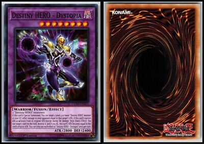 DESTINY HERO – DYSTOPIA LEHD-ENA33 1ST EDITION YUGIOH-image