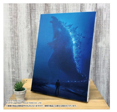 Godzilla 2019 Art Panel BANDAI Interior 333mm poster TOHO toy Anime-image