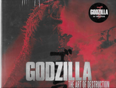 2014  GODZILLA The Art OF DESTRUCTION  HARDCOVER   SEALED   BEAUTIFUL  ARTWORK !-image