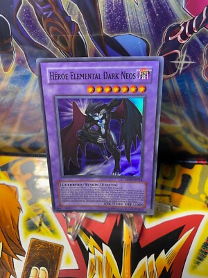 Yu-Gi-Oh! Elemental HERO Dark Neos DP03-SP014 Super Rare Unlimited Spanish NM-image