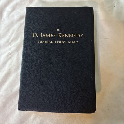 The D. James Kennedy Topical Study Bible Black MEV PASSIO-image